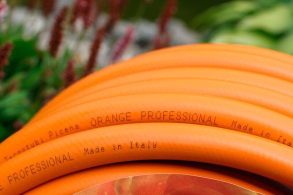 Шланг садовый Tecnotubi Orange Professional для полива диаметр 3/4 дюйма, длина 25 м (OR 3/4 25)