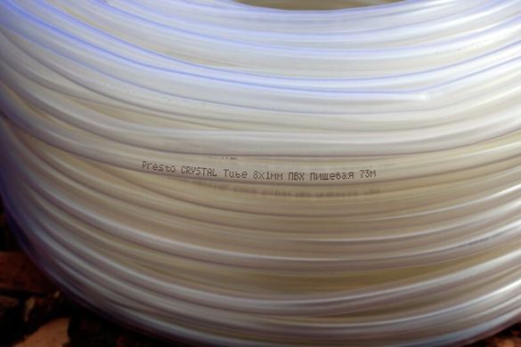Шланг пвх пищевой Presto-PS Сrystal Tube диаметр 12 мм, длина 100 м (PVH 12 PS)