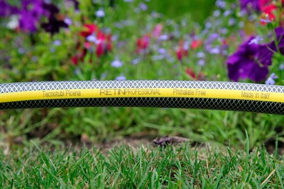 Шланг садовый Tecnotubi Retin Professional для полива диаметр 1/2 дюйма, длина 25 м (RT 1/2 25)