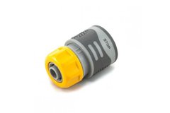 Коннектор Presto-PS для шланга 1/2 дюйма с аквастопом серия Soft-Touch, в упаковке - 30 шт. (4110T)